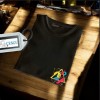 Oversize Modern Boy Pamuklu EtekKısmıOval T-shirt08